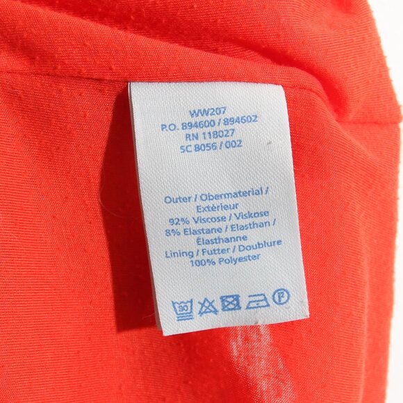 Boden Georgia Floral Midi Dress Jersey Faux Wrap Ruched Red Surplice V-Neck 8L - Picture 12 of 15